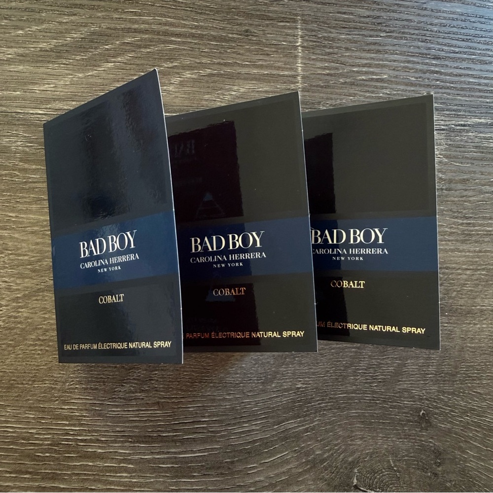 Carolina Herrera Bad Boy Cobalt Samples